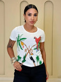 Rio Wildlife Baby Look Tee