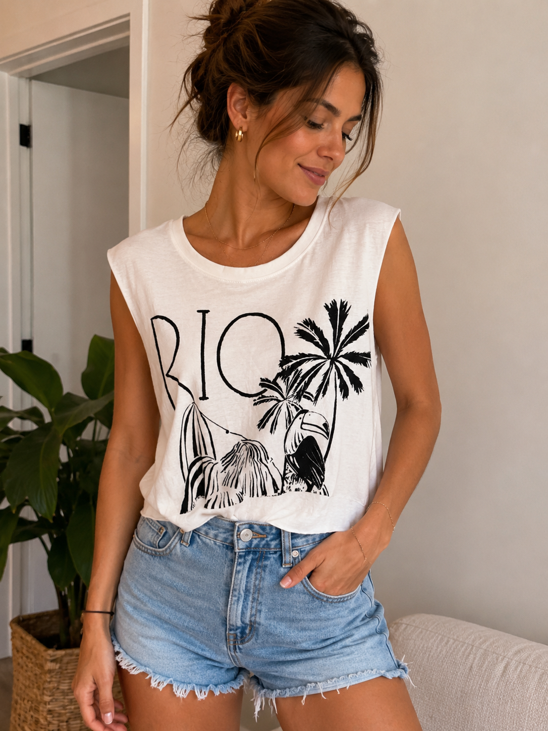 Rio Palms Tank Top