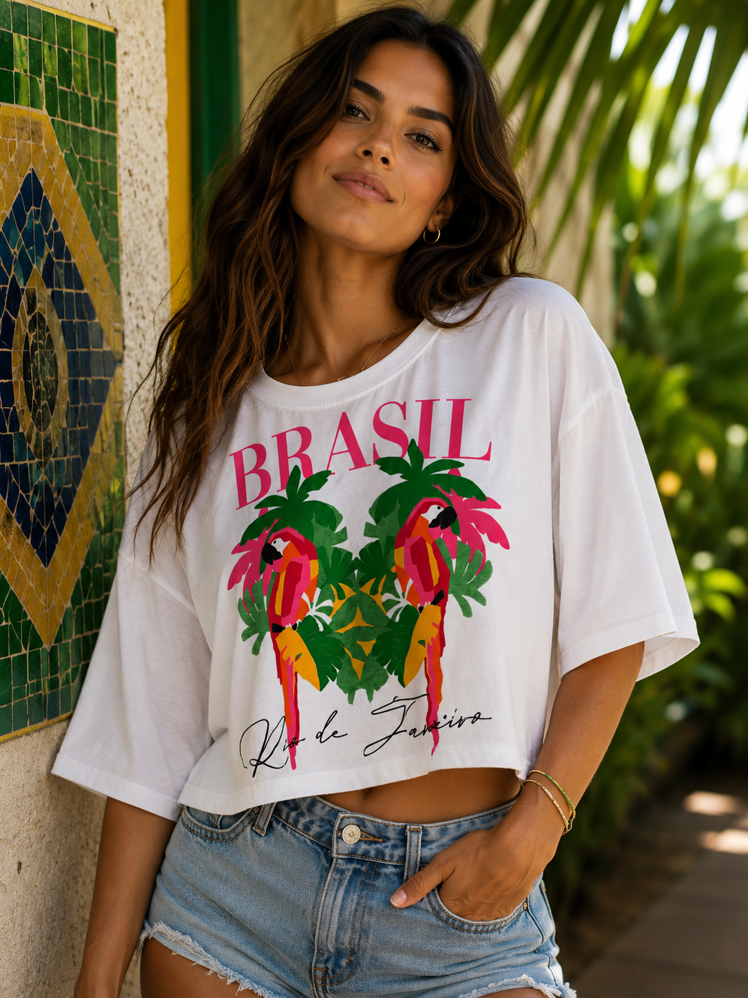 Colorful Brasil Crop top