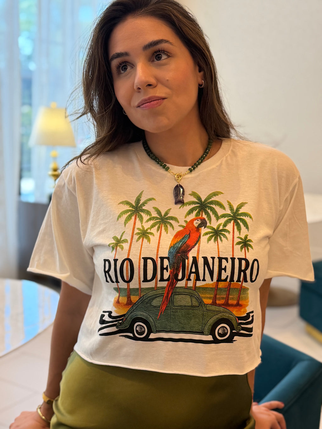 Vintage Paradise Crop Top