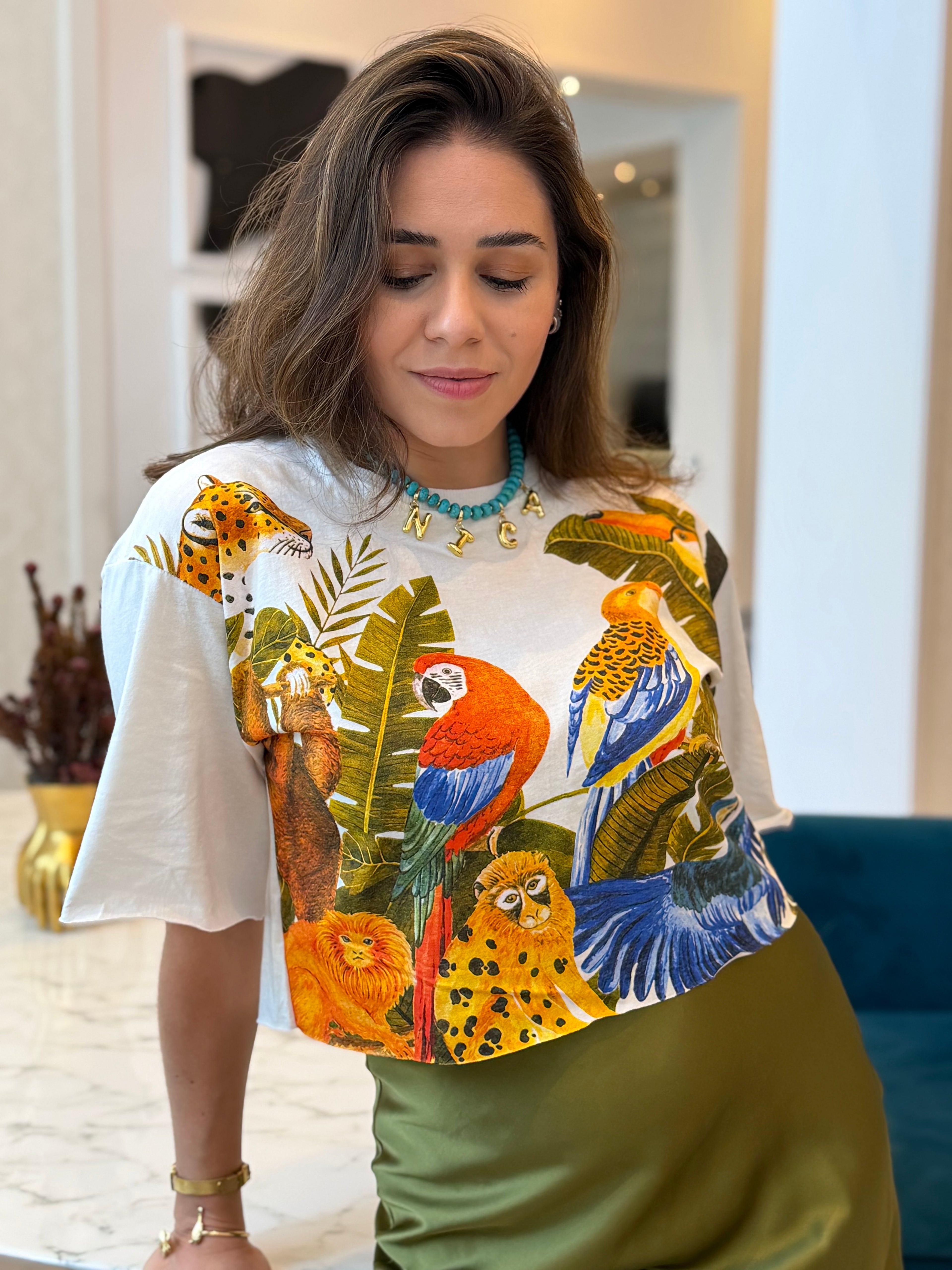 Wild Tropics Crop Top