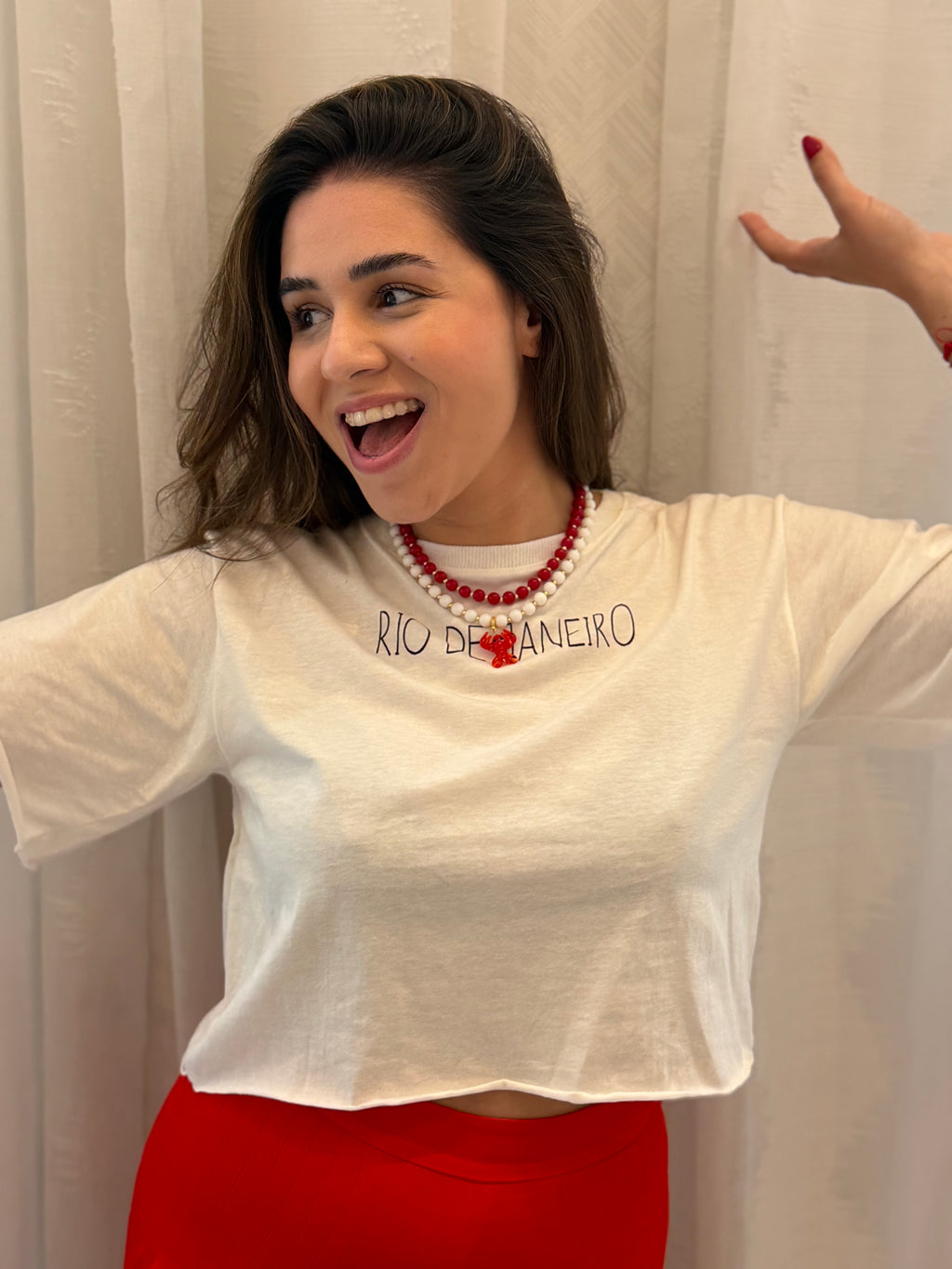 Scarlet Coast Crop Top