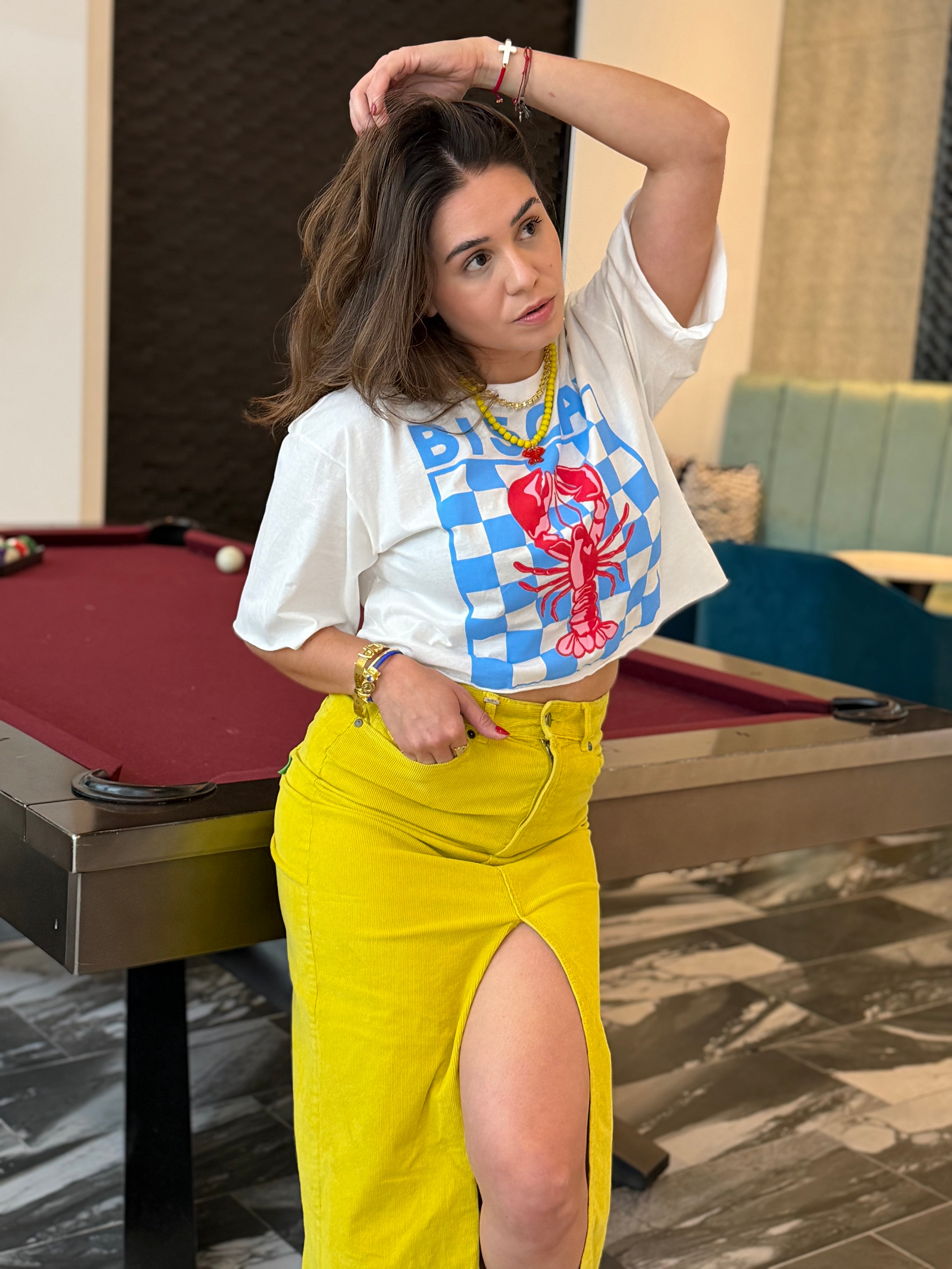 Lobster Coast Crop Top