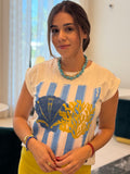 Coastal Shell Rolled Sleeve