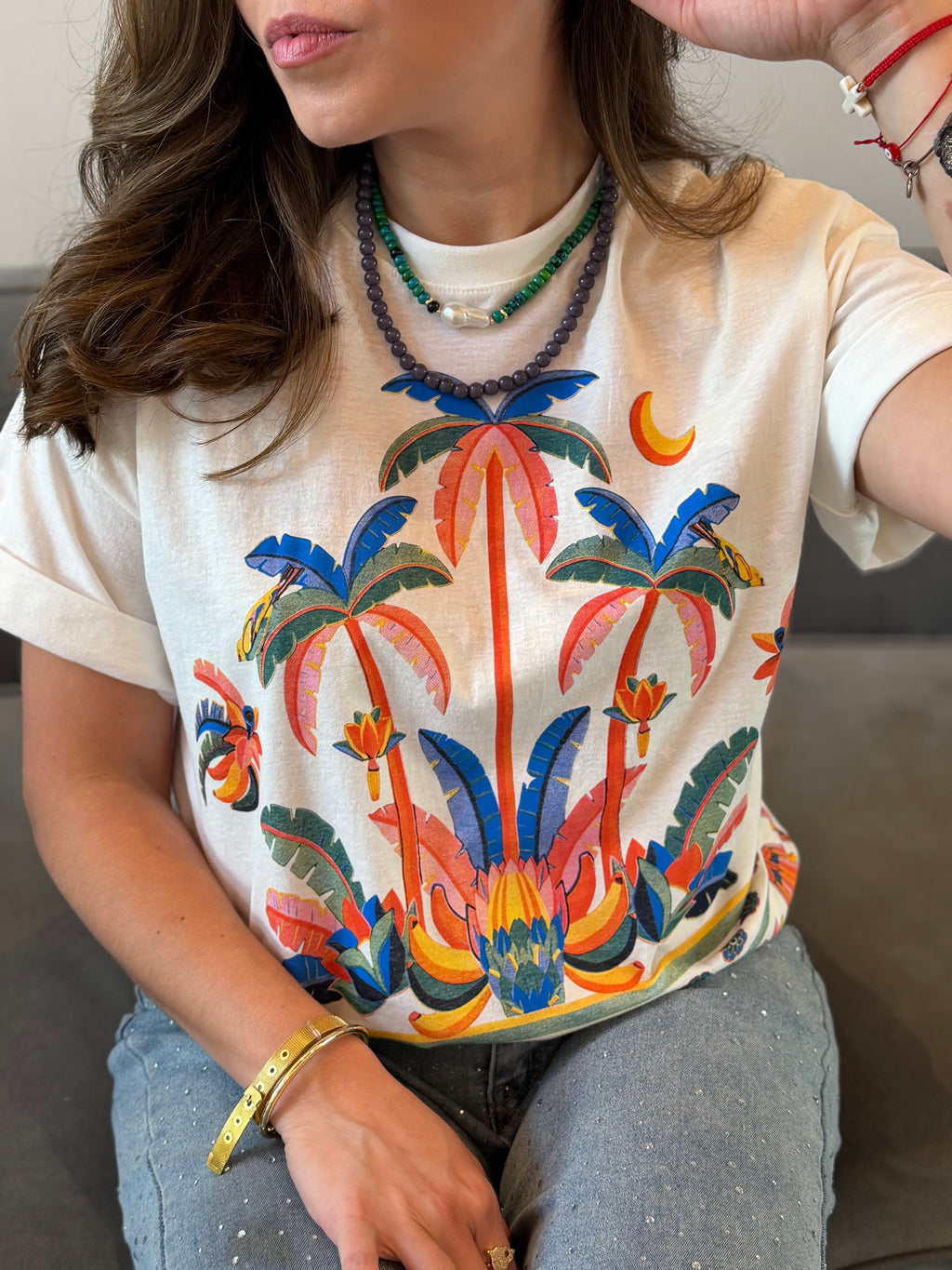Palm Oasis Oversized Tee