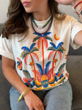 Palm Oasis Oversized Tee
