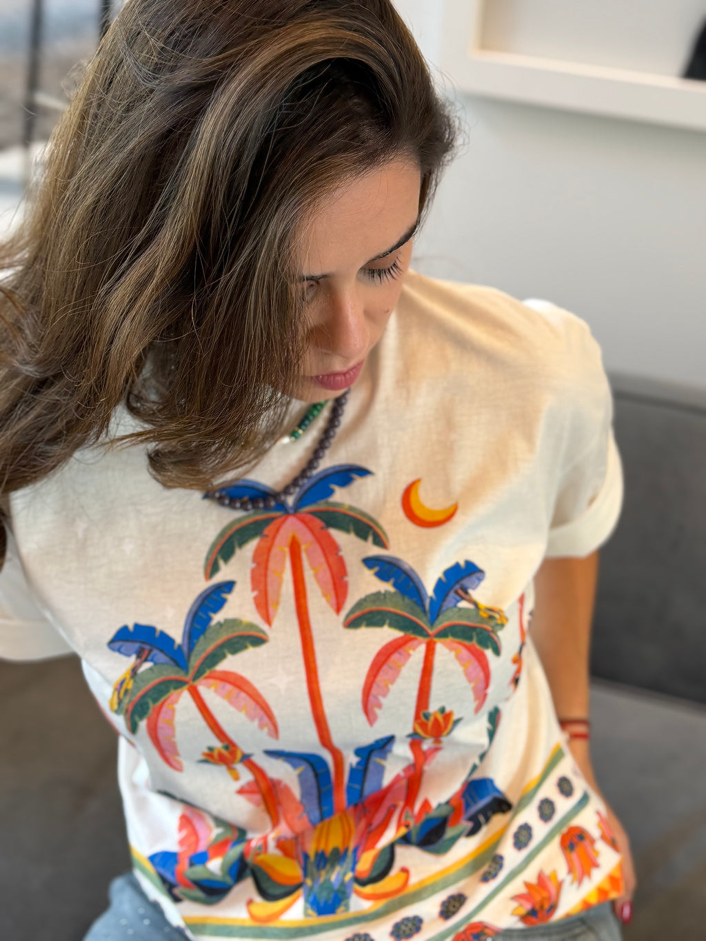 Palm Oasis Oversized Tee